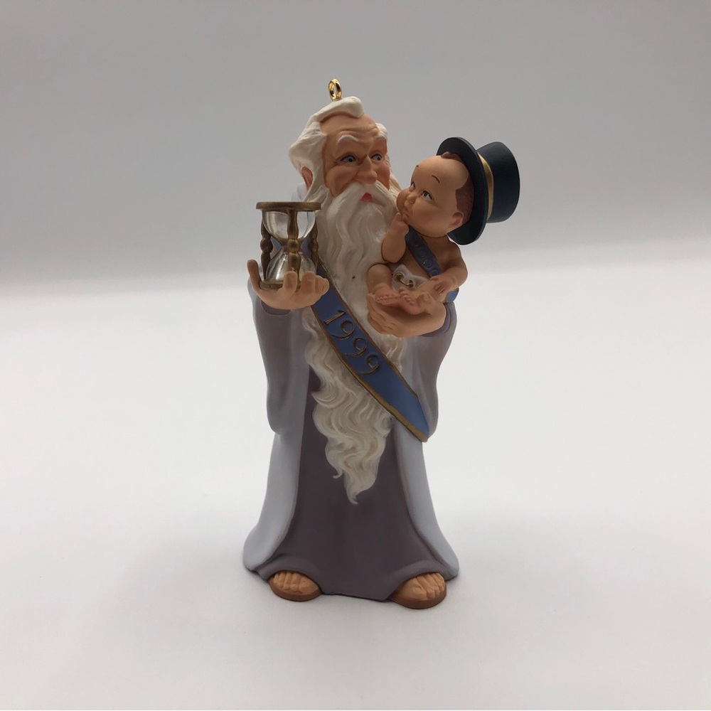 Hallmark Keepsake Ornament Dated 1999 Welcome to 2000 Handcrafted‎ Vintage